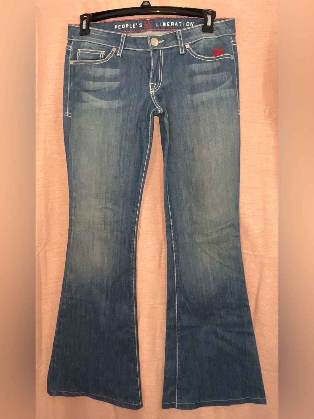 People's Liberation Janine Women's Bell Bottom  Jeans